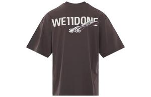 Футболка SS23 унисекс We11Done, серый