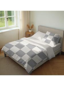 Постельное белье Zanzibar Chessboard, 155 x 220 см, цвет Taupe Sansibar, 155 x 220 + 80 x 80 см