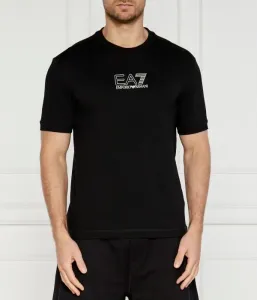 Футболка regular fit Ea7, черный