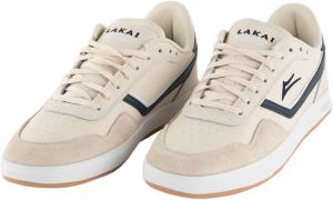 Мужские скейтерские кроссовки Lakai Telford Low - классические низкие кеды, синий/кремовый
