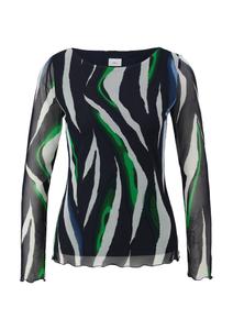 Рубашка s.Oliver BLACK LABEL, темно-синий/сапфировый