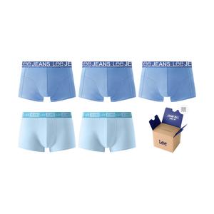 Edge Color 3.0 трусы подарочная коробка мужские 5 шт Lee, светло-голубой