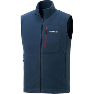 Жилет мужской с воротником стойкой MONTBELL, синий