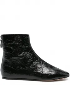 Ботильоны на плоской подошве с застежкой-молнией Le Monde Beryl, черный