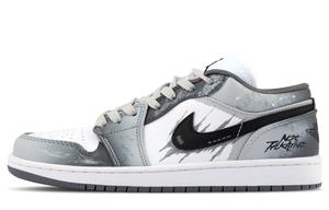 Кроссовки Air 1 Cushioning низкие винтажные баскетбольные Unisex Gray Jordan, серый