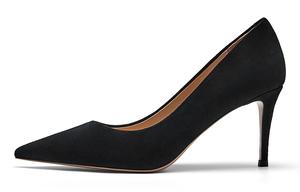 Городские 75 Остроконечные Высокие Каблуки 7,5 см Женские NINE WEST, Черный