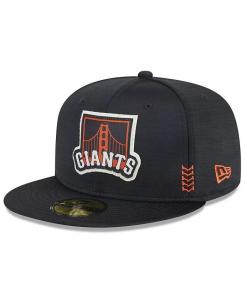 Мужская черная бейсболка San Francisco Giants 2024 Clubhouse 59FIFTY Fitted New Era
