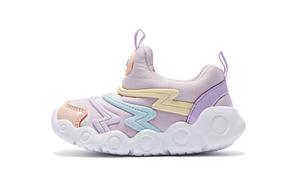 Нескользящие, амортизирующие, износостойкие, дышащие, низкие повседневные кроссовки для детей 361°KIDS, фиолетовый/желтый/синий