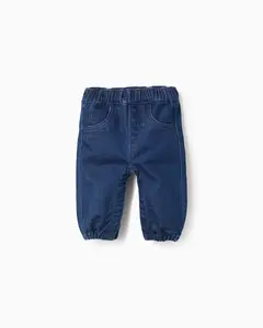 Детские джинсовые штаны с регулируемыми подтяжками и автоматической застежкой Zippy, синий