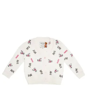 Кардиган стандартного кроя Guess, бежевый