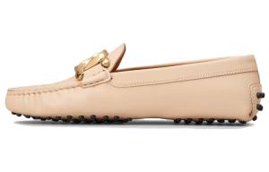 TOD'S Женские лоферы Gommino бежевые