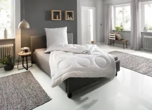 Вентилятор. Комфортное спальное одеяло из натурального волокна "хлопок" F.a.n. Schlafkomfort 155х220 см, белый