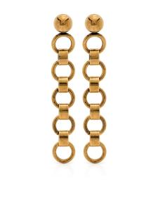 Серьги-капли Jil Sander, золотой