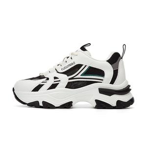 Низкие массивные кроссовки женские Rich birds, White Black