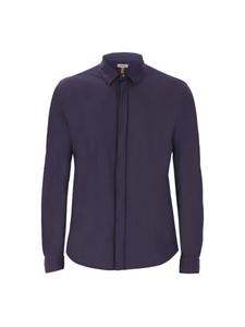 Рубашка на пуговицах классического кроя Distretto12 Tew, темно-синий