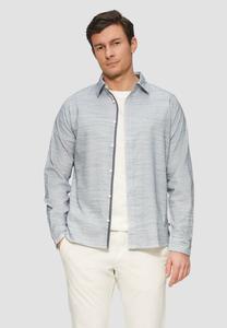 Рубашка GEMUSTERTES  s.Oliver, темно-синий