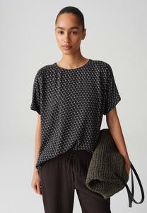 Блуза OPUS LOOSE FIT PRINT, Coal Blue/Blue