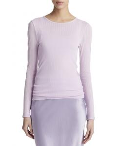 Топ Vince Sheer с круглым вырезом, розовый