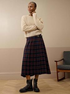 Рибана джемпер из шерсти Brora, Biscuit