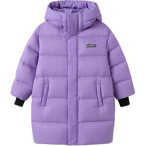 Пуховик спортивный для подростков ASICS, темно-фиолетовый