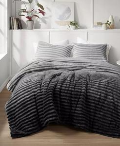 Плюшевые игрушки Avril в рубчик, 2 шт. Комплект одеял, Twin/Twin XL 510 Design, серый