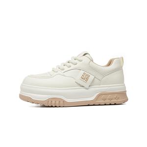 Кеды, скейтборд обувь женская низкая Cardanro, бежевый