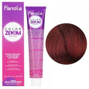 Крем-краска для волос Blonde Color Zoom 6.6 Темно-красный 100мл, Fanola