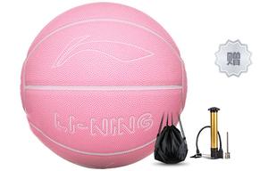 LINING Баскетбольный мяч badfive pu розовый размер 7 светящийся в темноте unisex