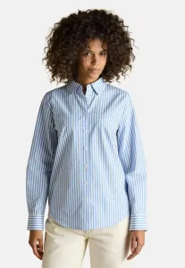 Классическая блузка прямого кроя на пуговицах Joules, Blue Stripe