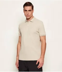 Поло Пэдди regular fit Boss Green, бежевый