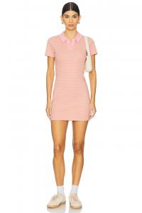 X emma rose карри поло мини-платье Lovers And Friends, pink & tan