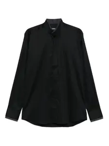 Рубашка с воротником-стойкой Karl Lagerfeld, черный
