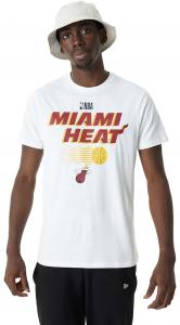 Футболка New Era - NBA Miami Heat Graphic Tee, белый