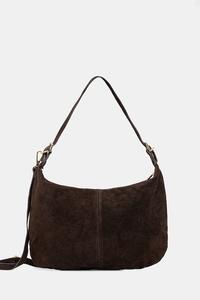 Замшевая сумка Answear.LAB, коричневый