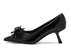 PEDRO Женские туфли на высоком каблуке, черные/серебристые/бордовые