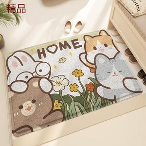 Dajiang Ковер 120x180 см для прихожей, устойчивый к грязи и износу, с функцией Sandscan Dust Removal