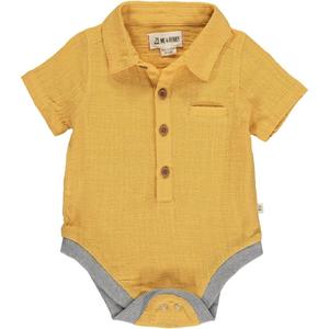 Детский вязаный комбинезон Helford в золотом цвете ME & HENRY