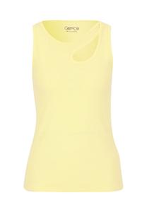 Базовый топ с круглым вырезом Cartoon, желтый