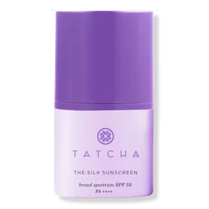 Солнцезащитный крем Silk Sunscreen SPF 50, невесомый минеральный солнцезащитный крем. TATCHA, 0.5 oz