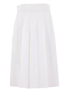 Юбка льняная Jil Sander, белый