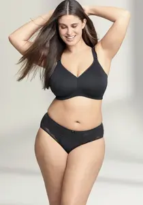 Мягкий бюстгальтер Rosa Faia "Сельма", чашка-спейсер, без косточек, дышащий, простой, удобный, черный