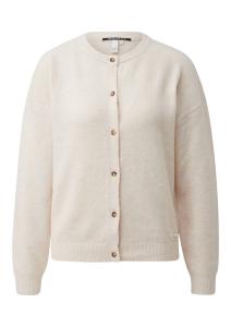 QS Вязаный кардиган в цвете крем