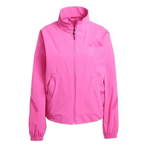 Adidas Застёгивающаяся на молнию куртка с высоким воротником, Semi-Transparent Fuchsia