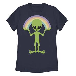 Футболка с радужным рисунком «Чужой» для юниоров