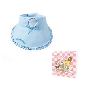Sanrio Югуи Детская собачья полиэстеровая шляпа-ведро, Cinnamoroll Sun Protection Hat