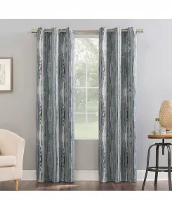 Аллегория, абстрактная картина, затемняющая шторная панель с люверсами Sun Zero, blue