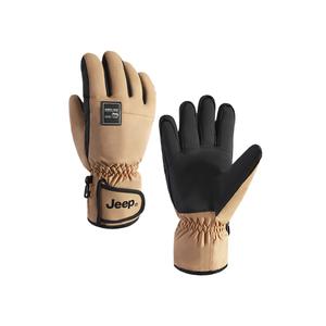 Велосипедные перчатки Jeep, warm коричневый[slip-resistant abrasion-resistant/protective thermal]temperature compatibility-20℃-0℃