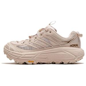 HOKA ONE ONE Кроссовки Mafate Three 2 с низким верхом, устойчивые к истиранию, розовые, унисекс