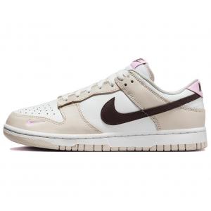 Мужские кроссовки для скейтбординга Nike Dunk, White pink brown