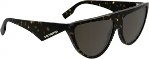Женские солнцезащитные очки KARL LAGERFELD Kl6185s "Кошачий глаз", Dark Tortoise